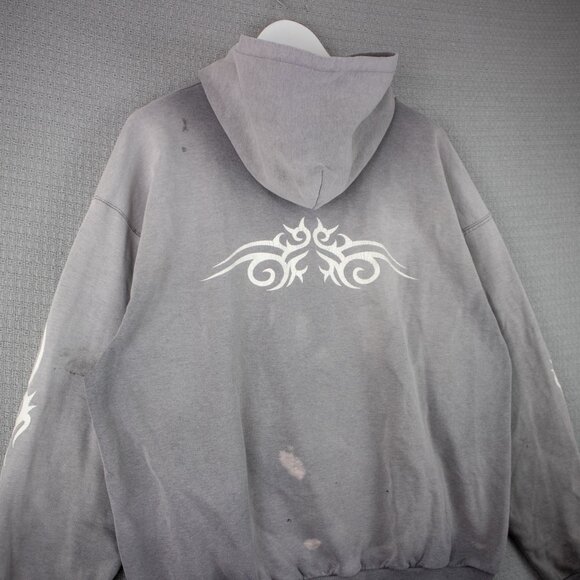 Vintage Reflex Tribal Sunfaded Distressed Zip Up Canada Made - Picture 8 of 8